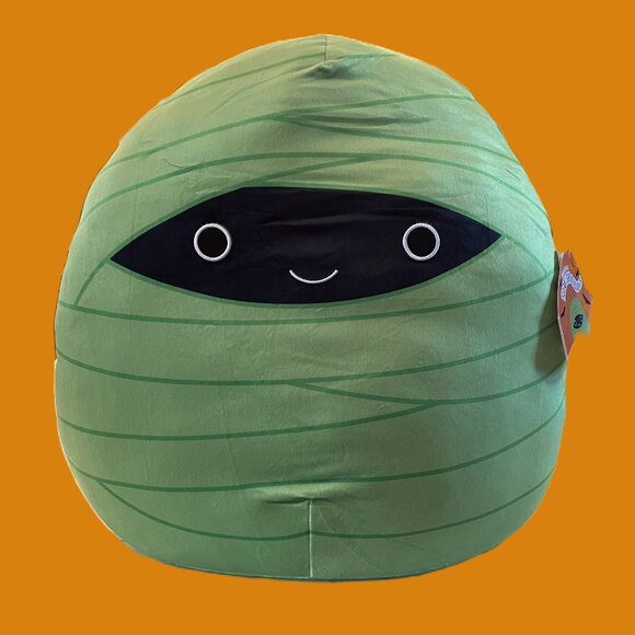 Halloween Squishmallow Major Green Mummy Large - 2022 Exclusive Rare size - New! - Picture 1 of 7